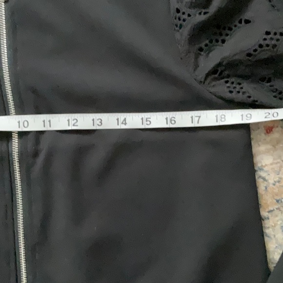 JM studio black jacket with eyelet detail sleeves - Picture 5 of 8